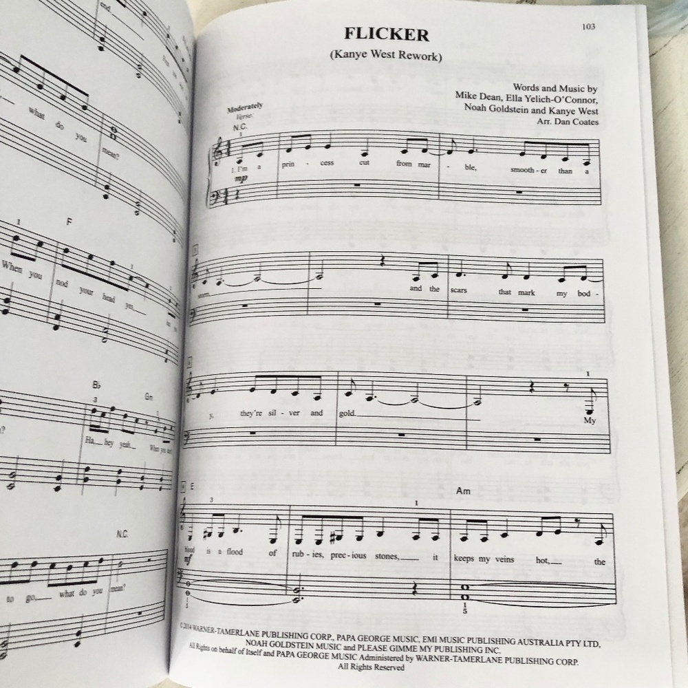Easy Piano, 2016,‎ Greatest Pop And Movie Hits, Piano Book, 108 Pages - Picture 7 of 9